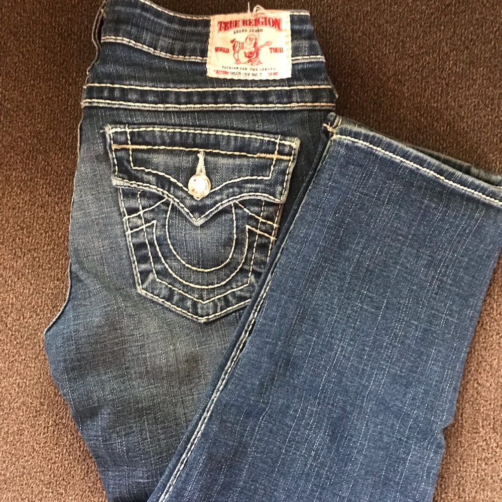 True Religion denim Capri
